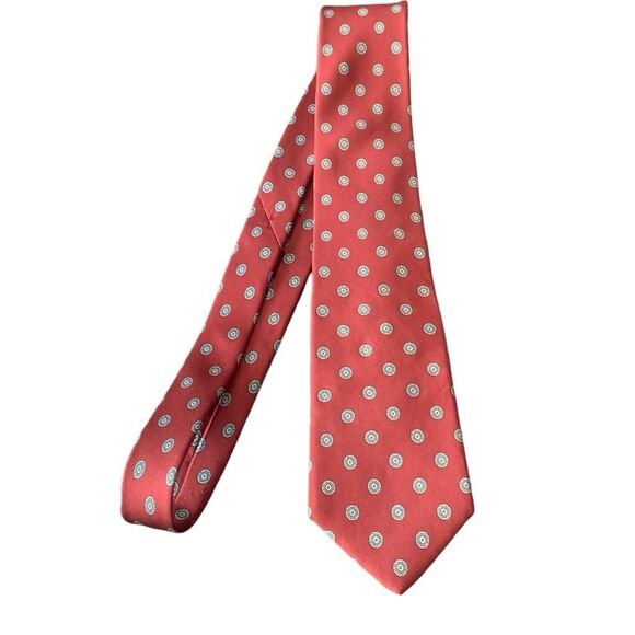 Pre Owned Men’s Jos A. Bank Clothiers Tie Neck Tie Necktie All Silk Handmade USA - Picture 2 of 5